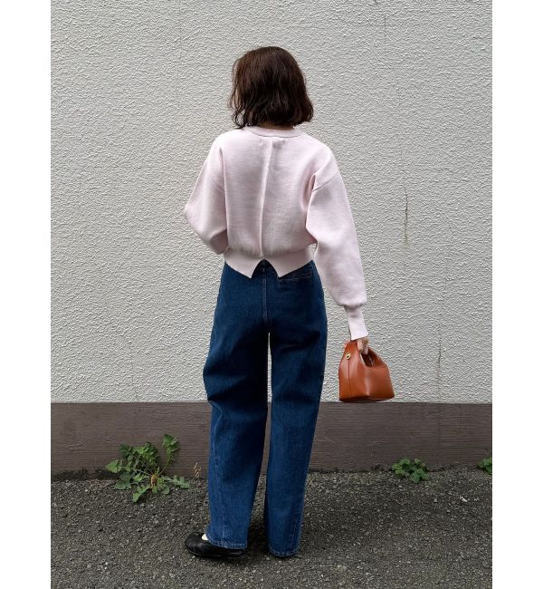 LAGUNAMOON「パッチポケットセミワイドデニムパンツ」|デニム|