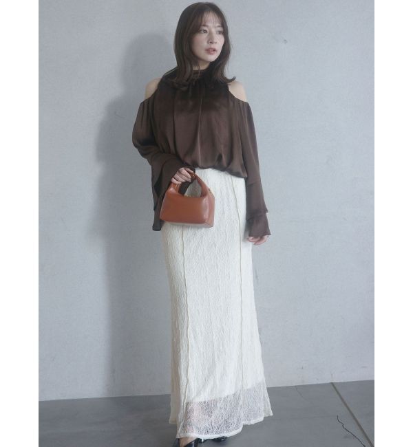 LAGUNAMOON「レースメローシアースカート」|スカート|