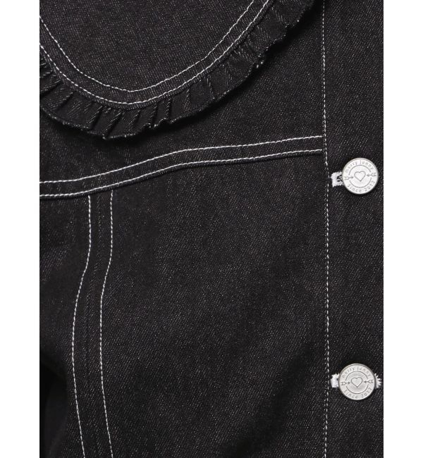 merry jenny「Bigリボンデニムジャケット」|デニムジャケット|
