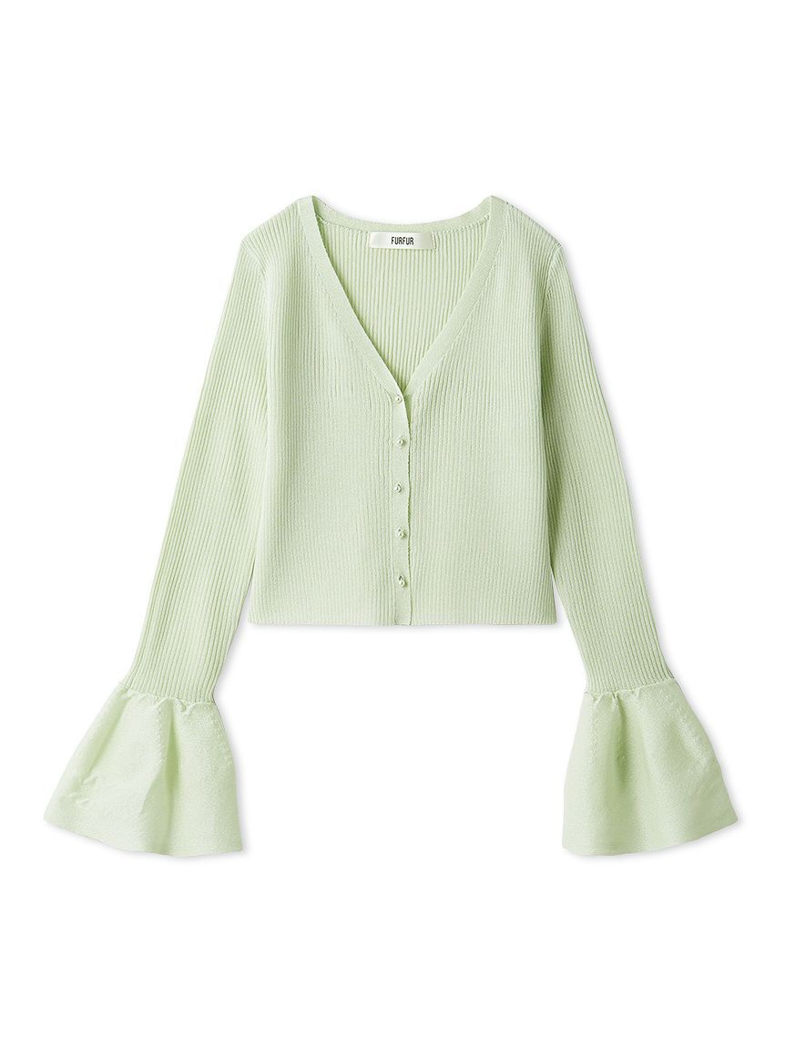 FURFUR「シアーリブカーディガン」|カーディガン|LIME