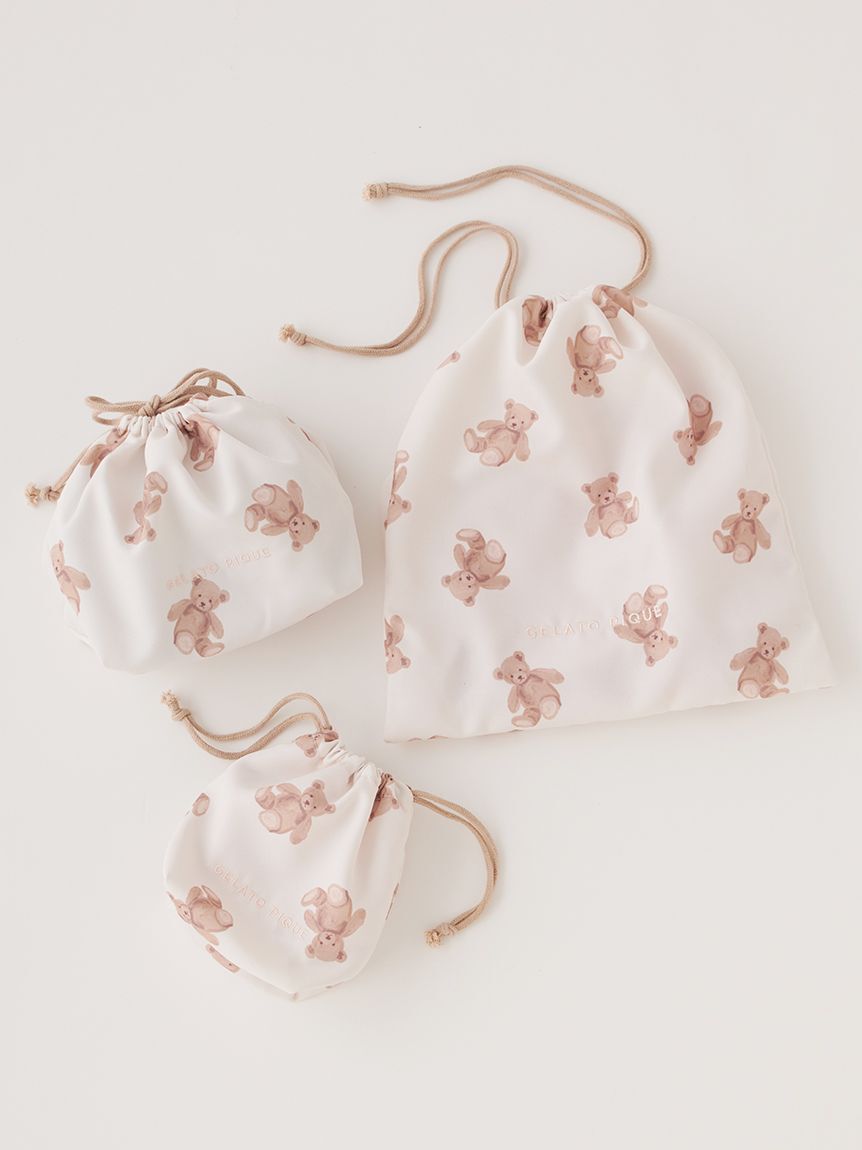 GELATO PIQUE KIDS & BABY「【入園入学グッズ】【限定カラーあり】巾着M」|ポーチ|