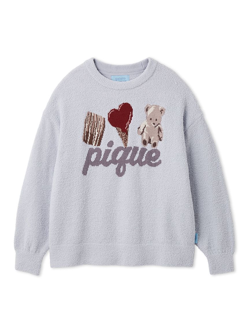 gelato pique「【Valentine】ワンポイントジャガードプルオーバー」|ルームウェア|BLU