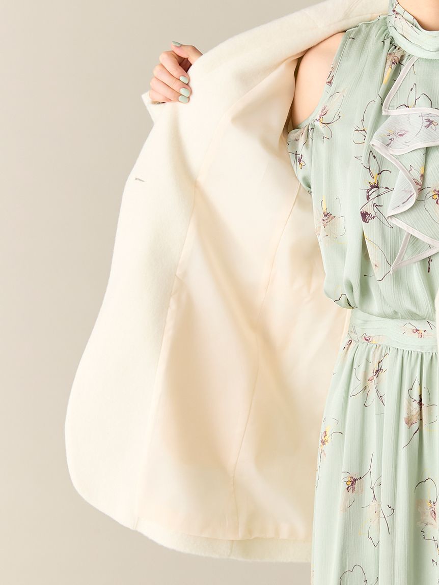 LILY BROWN「ベルト付きシャギーオーバージャケット(Hearts2Hearts着用)」|テーラードジャケット|