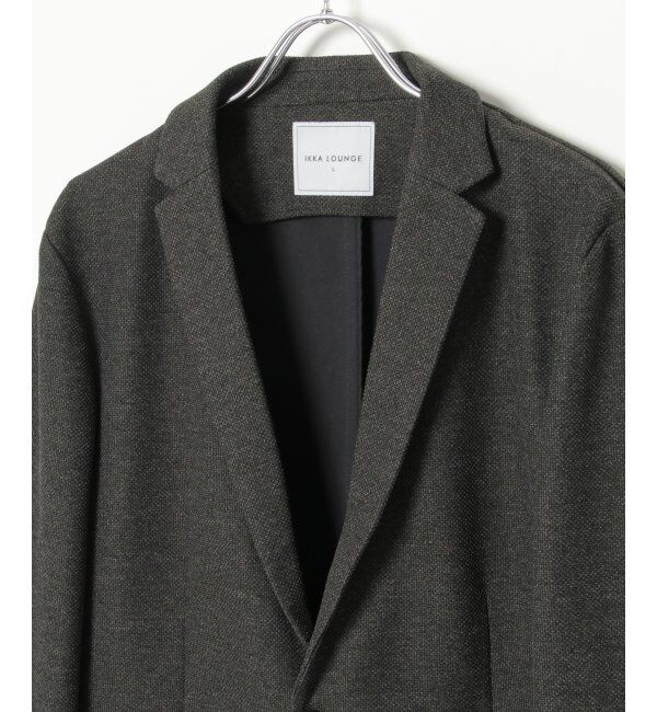 IKKA LOUNGE「【セットアップ対応】GOKU楽ワークウールライクジャケット」|テーラードジャケット|