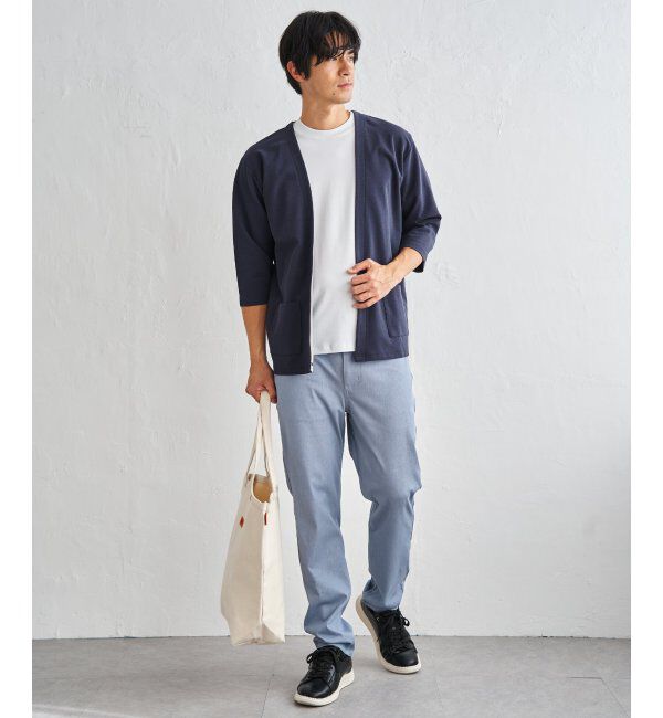 ikka「【抗菌防臭】GOKU楽冷感7分袖カーディガン」|カーディガン|