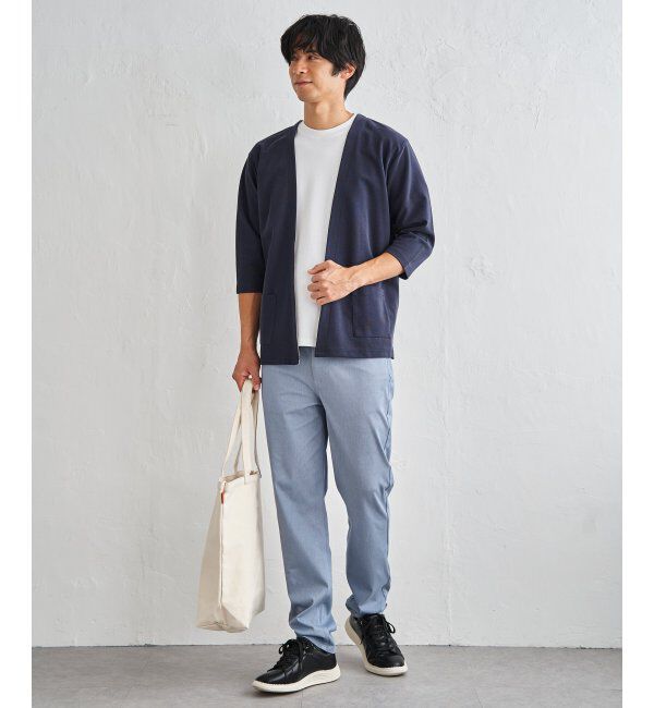 ikka「【抗菌防臭】GOKU楽冷感7分袖カーディガン」|カーディガン|