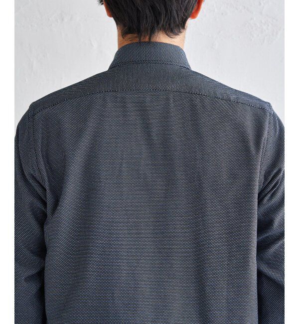 IKKA LOUNGE「デニムライクスイスカラーシャツ」|シャツ・ブラウス|