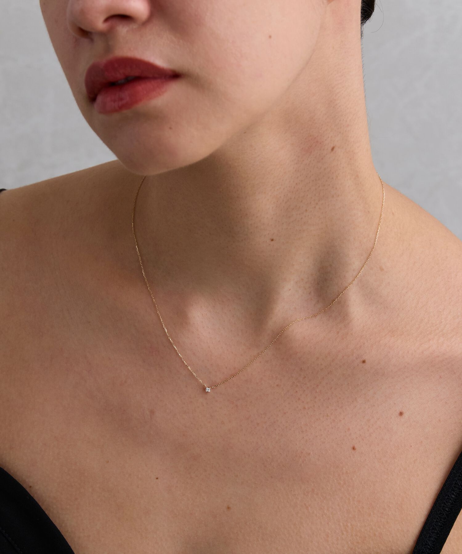 JUPITER「【K10】プリンセスダイヤペンダント/ネックレス」|ネックレス|