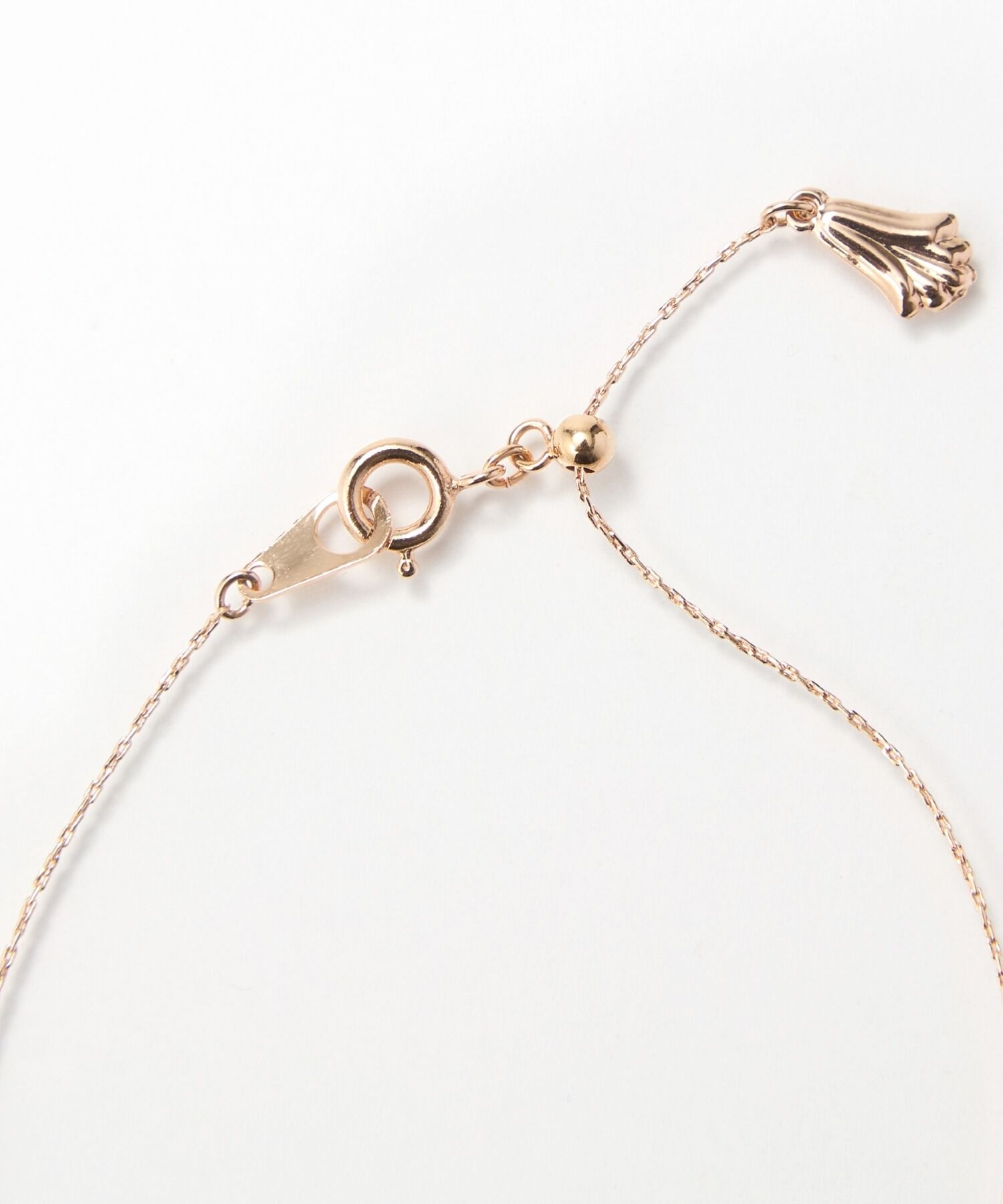 Phoebe「【金属アレルギー対応】プチベゼルストーンブレスレット　シャンパンゴールド」|ブレスレット・バングル|