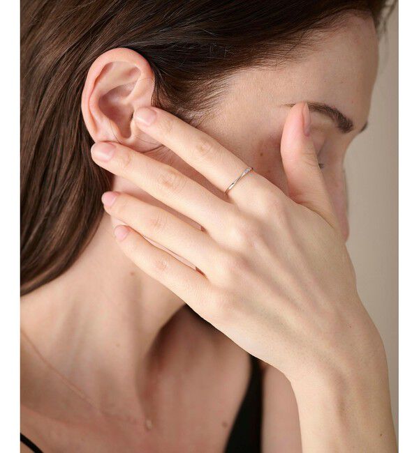 ete「[シェア] K10MPG ダイヤモンド ツイスト リング」|リング|