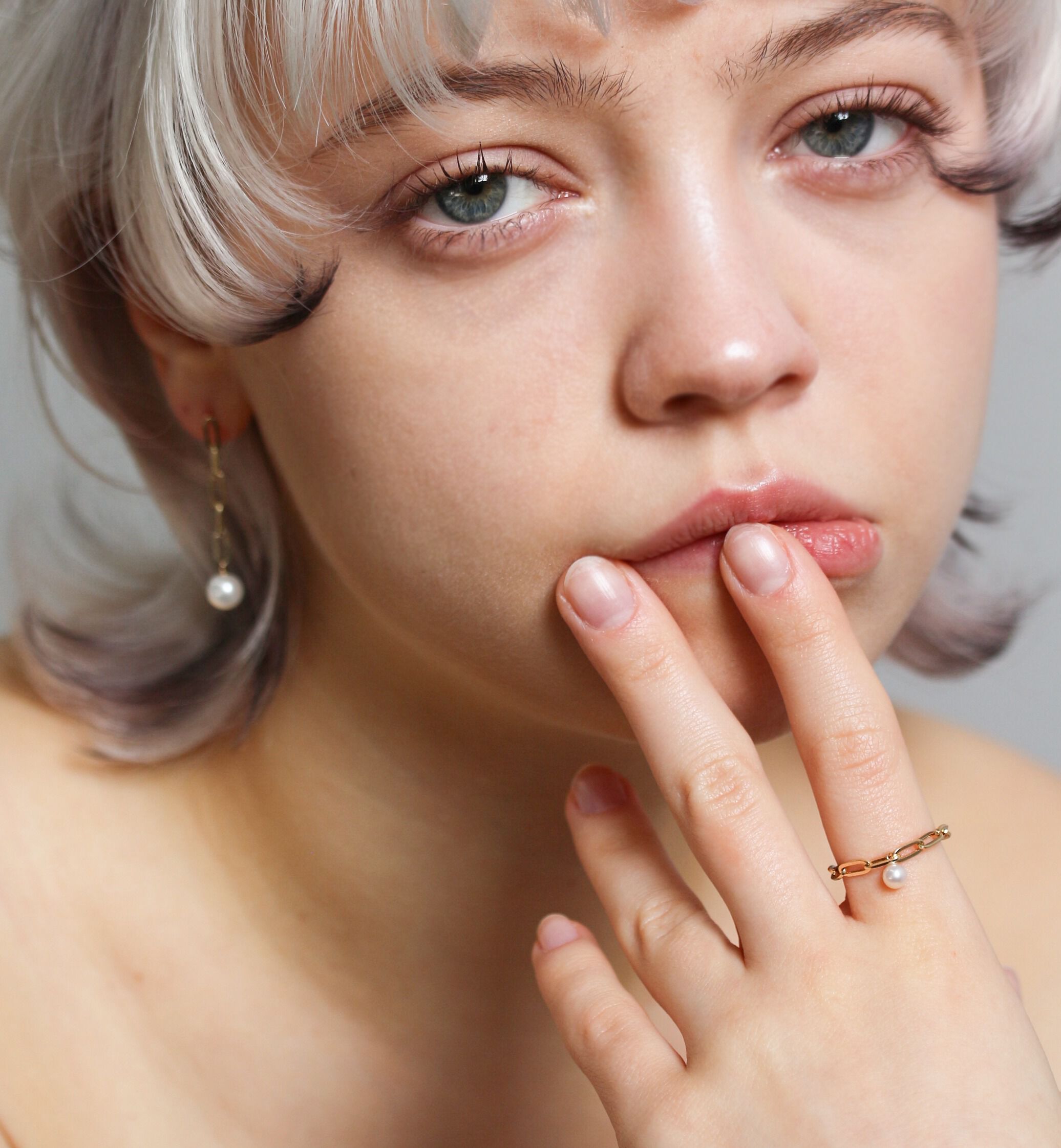  「パール ピアス | K10YG」|ピアス|