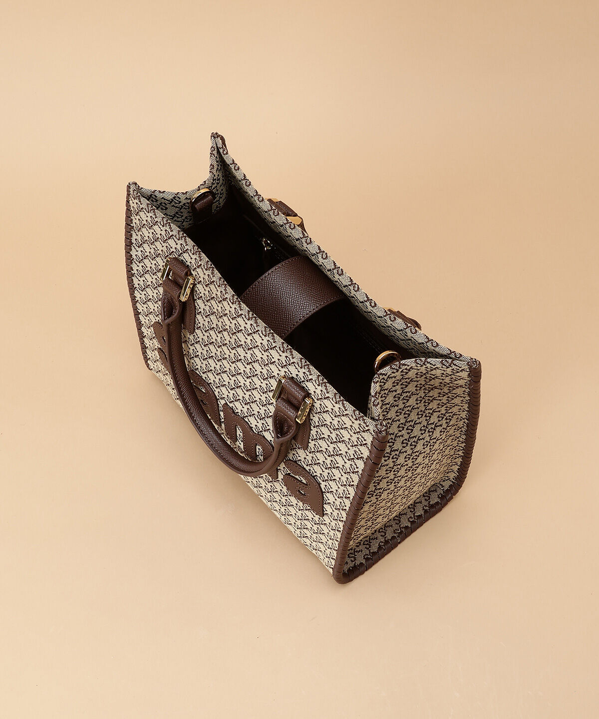 Samantha Thavasa「ST Jacquard サマタバスクエアトートバッグ」|トートバッグ|