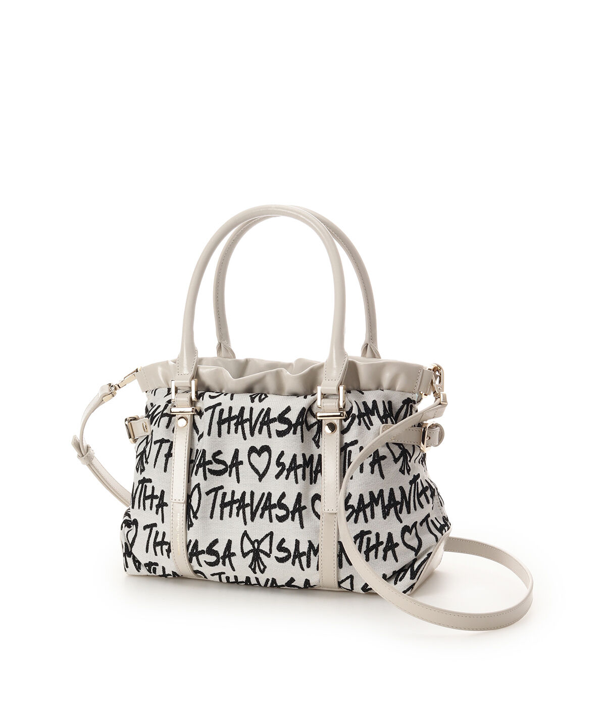 Samantha Thavasa「スクリッタ柄 サマンサ ルプリュ・ミニョン ハンドバッグ[Revival Collection]」|ハンドバッグ|