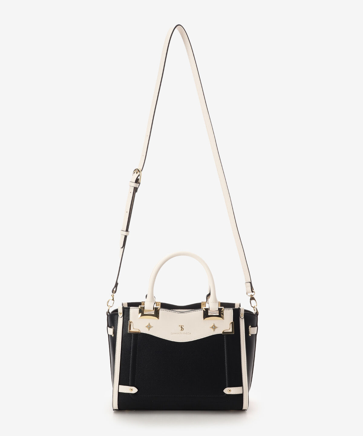 Samantha Vega「サイドダイヤカットハンドバッグ」|ハンドバッグ|