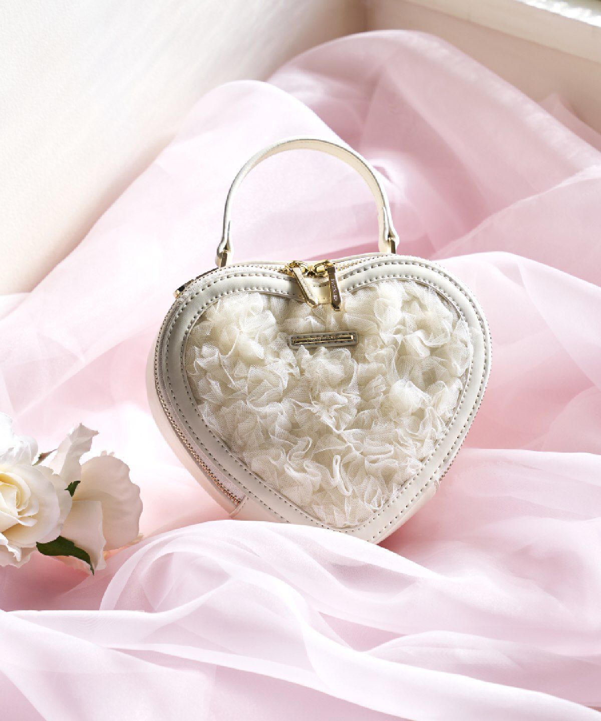 Samantha Vega「チュールハート型ショルダーバッグ」|ショルダー・メッセンジャー|