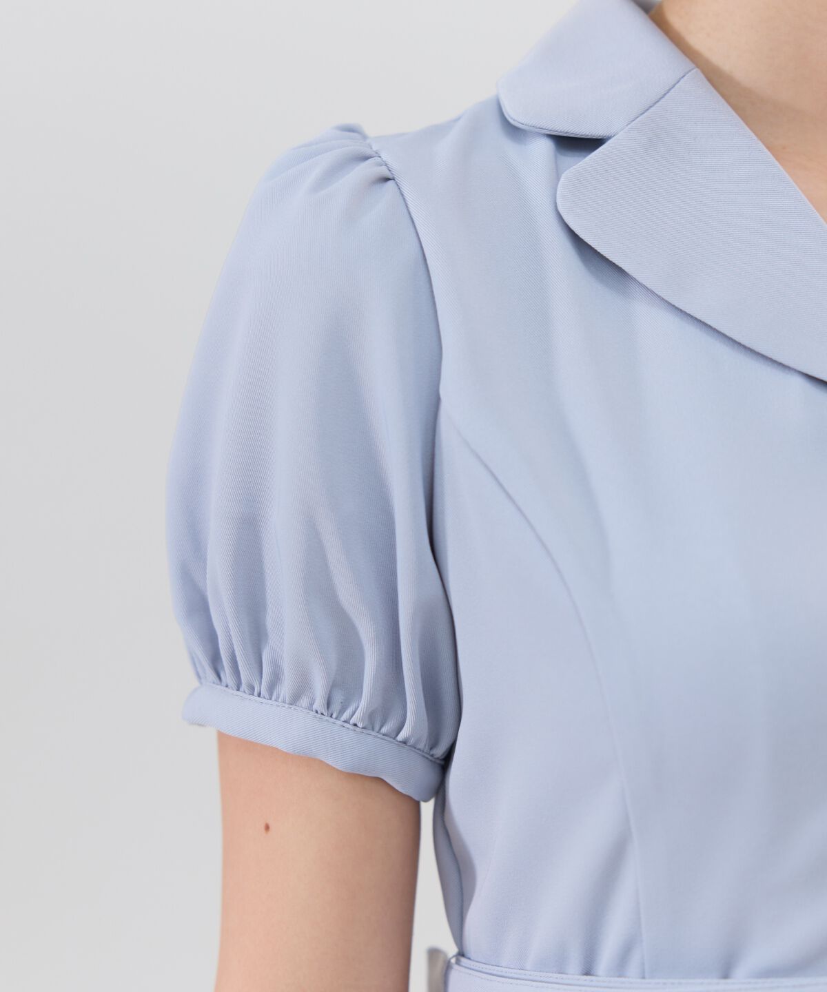 REDYAZEL「ツイル&times;チュールプリーツワンピース」|ワンピース|