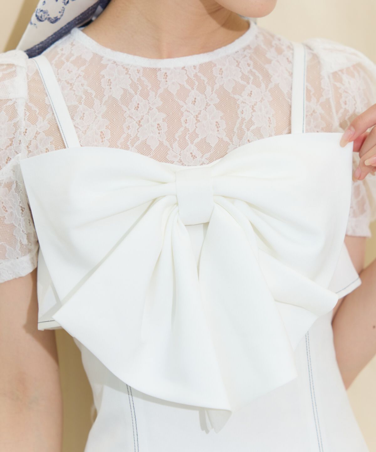 WILLSELECTION「ドレープリボンマーメイドジャンスカ」|ワンピース|