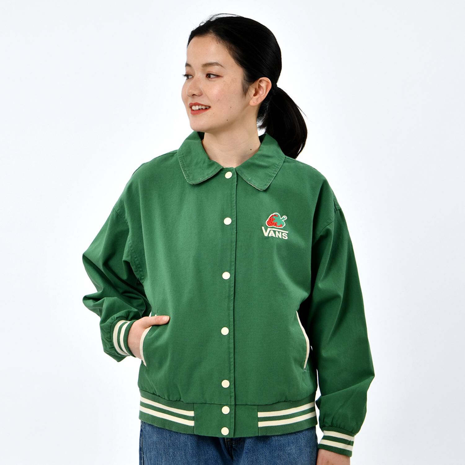 VANS「【VANSｱﾊﾟﾚﾙ】W ANAHEIM SIDEWALL JACKET」|ポロシャツ|