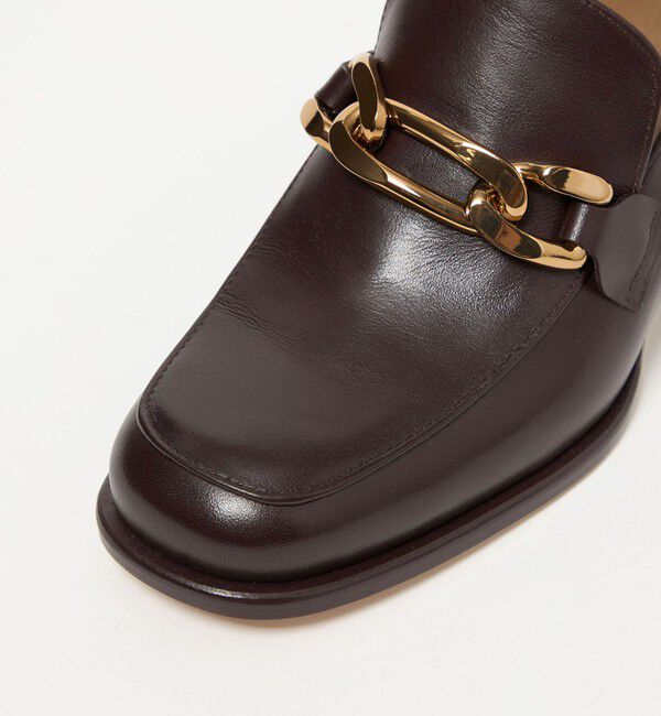 ODETTE E ODILE「チェーンヒールアップローファーパンプス55&uarr;」|パンプス|