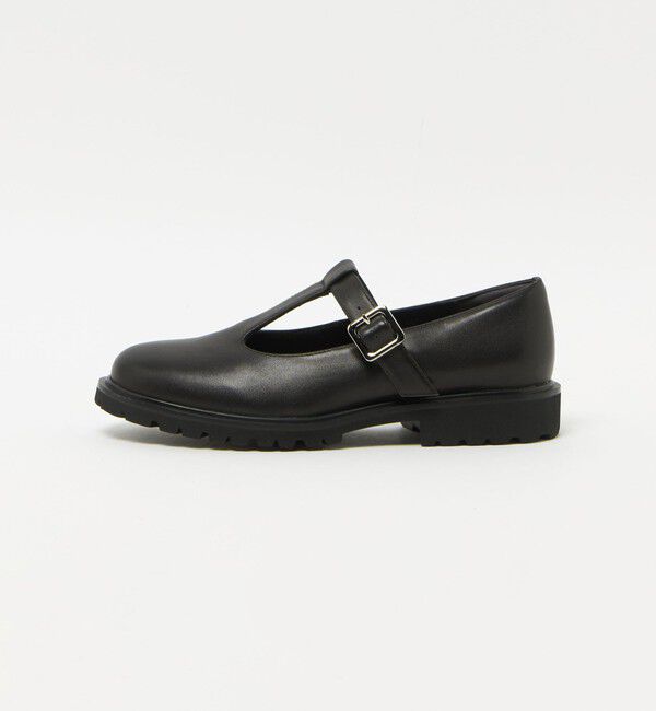 ODETTE E ODILE「Tストラップタンクソール フラット30&uarr;」|ローファー|BLACK