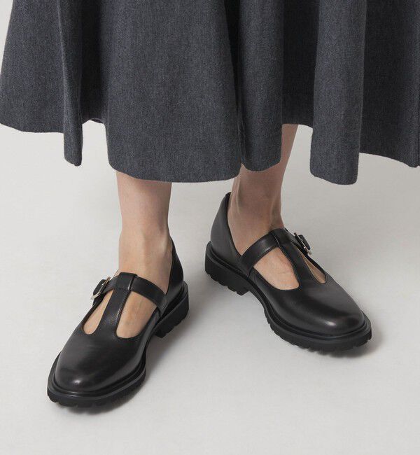 ODETTE E ODILE「Tストラップタンクソール フラット30&uarr;」|ローファー|