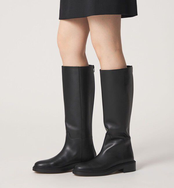 ODETTE E ODILE「バックジップジョッキー ロングブーツ40&uarr;」|ロングブーツ|