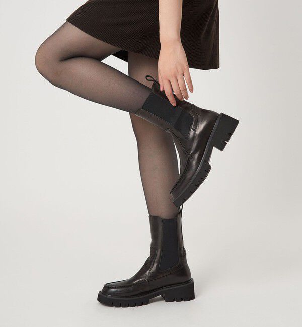 ODETTE E ODILE「チェルシーモカ ショートブーツ55&uarr;」|ショートブーツ|