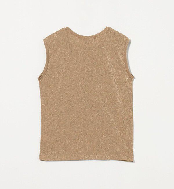 UNITED ARROWS「ラメ ノースリーブ カットソー」|Tシャツ・カットソー|