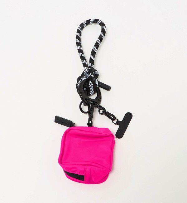 UNITED ARROWS「【別注】＜NOMADIS＞KNOT POUCH ストラップ」|チャーム・キーホルダー|BLACK