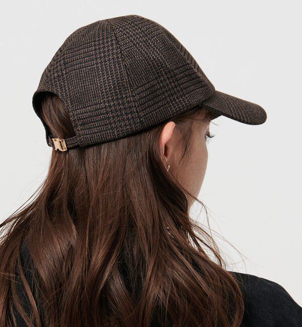 UNITED ARROWS「グレンチェック キャップ UV」|キャップ・キャスケット|