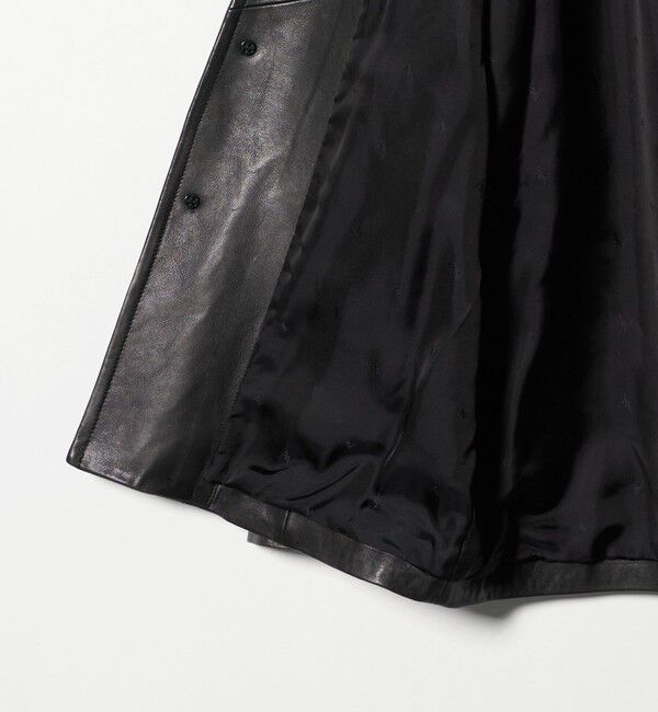 ASTRAET「＜ASTRAET＞ラムレザー 4ボタン カバーオール UNISEX」|ブルゾン・スタジャン|