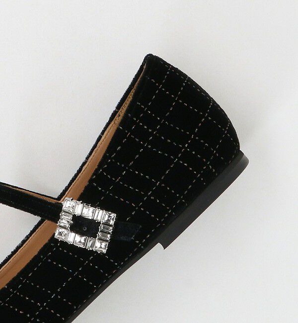 UNITED ARROWS「グリッター ベルベット メリージェーン シューズ」|その他|