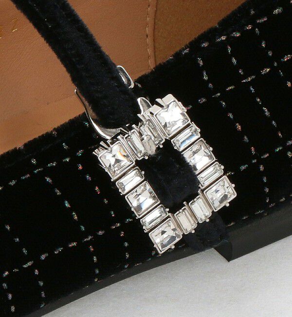 UNITED ARROWS「グリッター ベルベット メリージェーン シューズ」|その他|
