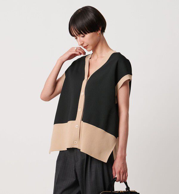 UNITED ARROWS「ミニマル 2WAY ベスト‐ウォッシャブル‐」|ニット・セーター|