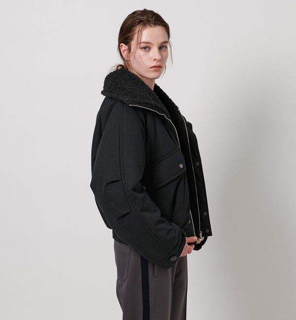 ASTRAET「＜ASTRAET＞ボア ジップブルゾン」|ブルゾン・スタジャン|