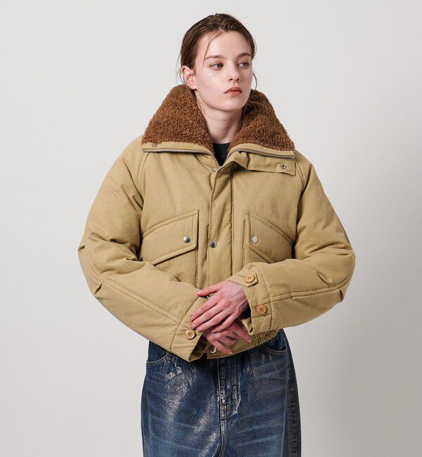 ASTRAET「＜ASTRAET＞ボア ジップブルゾン」|ブルゾン・スタジャン|