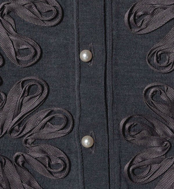 UNITED ARROWS「＜Marilyn Moon＞サテン コード カーディガン」|カーディガン|