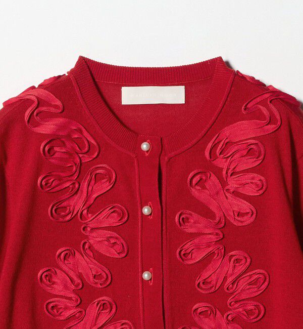 UNITED ARROWS「＜Marilyn Moon＞サテン コード カーディガン」|カーディガン|