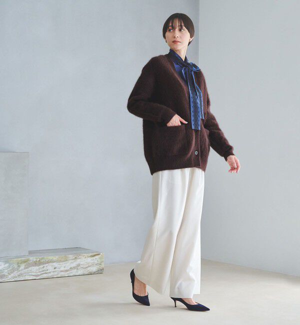 UNITED ARROWS「フォックスカシミヤ ミドル カーディガン」|カーディガン|