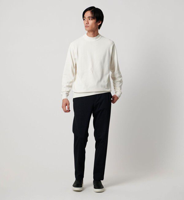 UNITED ARROWS「モックネックニット UA COZY ウォッシャブル」|ニット・セーター|