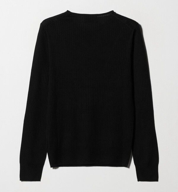 UNITED ARROWS「リブ クルーネック ニット」|ニット・セーター|