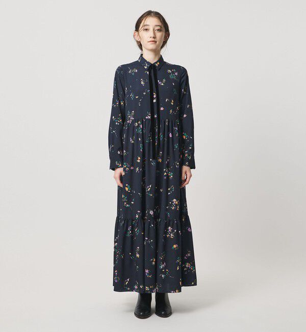 UNITED ARROWS「フラワー プリント ワンピース ‐ウォッシャブル‐」|ワンピース|