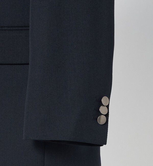 UNITED ARROWS「＜District＞ギャバジン リラックス シングル 2ボタンブレザー」|テーラードジャケット|