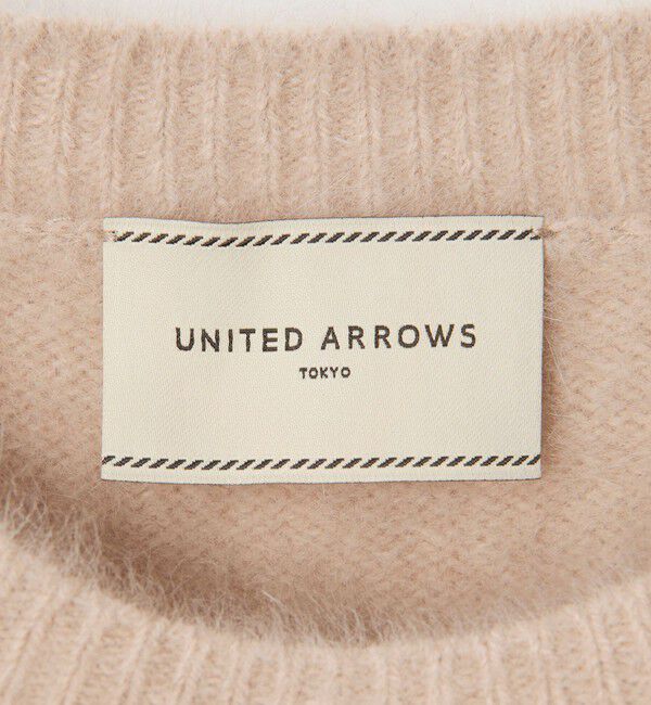 UNITED ARROWS「フォックスカシミヤ ハーフスリーブ Tニット」|ニット・セーター|