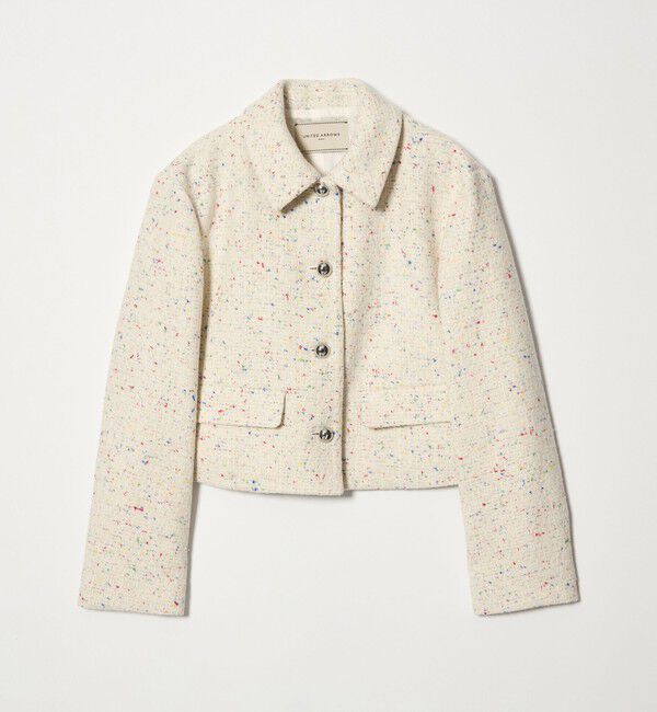 UNITED ARROWS「シルクネップ ツイードライク ジャケット」|テーラードジャケット|