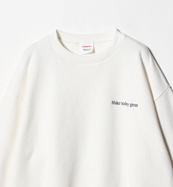 UNITED ARROWS「【別注】＜HANDTEX＞メッセージ スウェット」|Tシャツ・カットソー|