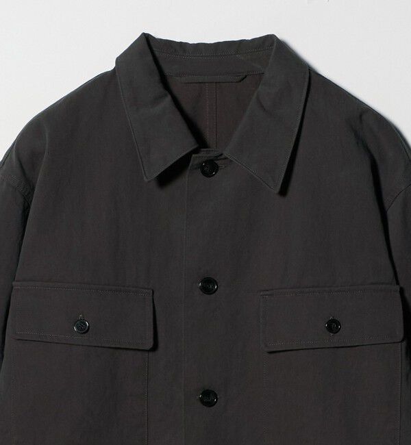 UNITED ARROWS「ツイル ミリタリー オーバーシャツ」|シャツ・ブラウス|