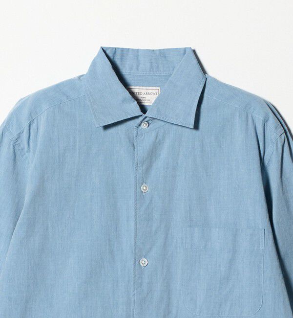 UNITED ARROWS「シャンブレー ワンピースカラー シャツ」|シャツ・ブラウス|