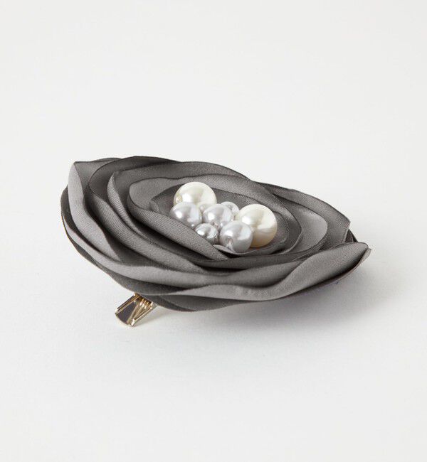 UNITED ARROWS green label relaxing「フラットフラワー コサージュ」|ブローチ・コサージュ|