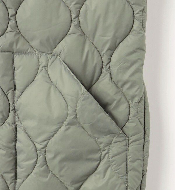 UNITED ARROWS green label relaxing「＜TAION＞ミリタリー Vネック ダブルジップ ダウンベスト」|ダウンベスト・ベスト|